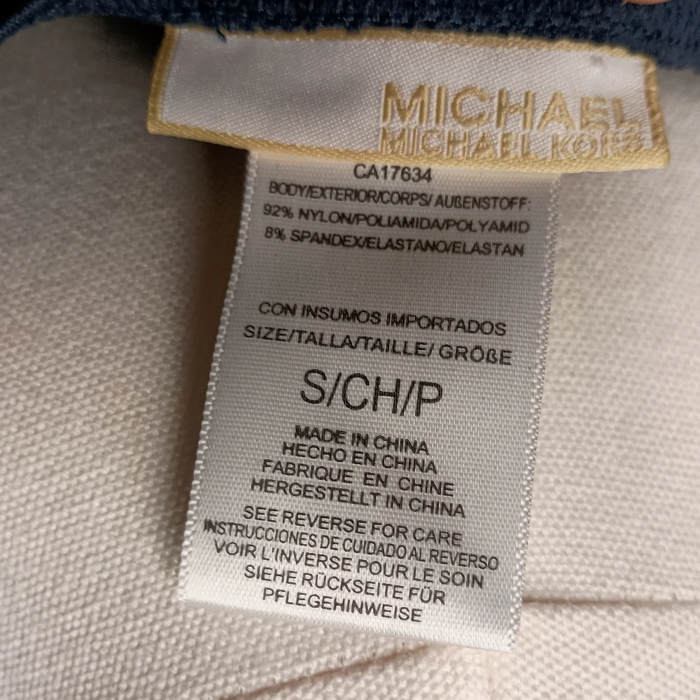 Michael Kors Navy‎ Rashguard Swim Top